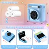 VFU Instant Print Camera for Kids - Kids Digital Camera Toddler Camera for Age 3-5, Instant Cameras That Print Photos for 4 5 6 7 8 9 10 Year Old Girl Boy Birthday Gift