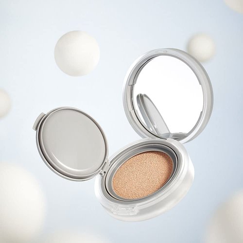 Rom&nd Nu Zero Cushion (03 Natural 21) Long Lasting, High Coverage, Semi Matte Finish, Flawless Complexion Without Cakey Face, Makeup Base and Fixer, Thinly Layered, Korean Cushion Foundation