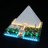 LIGHTAILING Led Lighting Kit for Lego- 21058 Great Pyramid of Giza Building Blocks Model - LED Light Set Compatible with Lego Model(Not Include Lego Model)