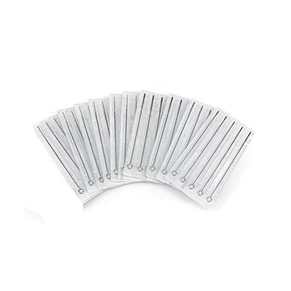 PFT 50 Pieces Mixed Tattoo Needles- 3rl, 5rl, 7rl, 3rs, 5rs, 7rs, 9rs, 5m1, 7m1, 9m1 50 Count