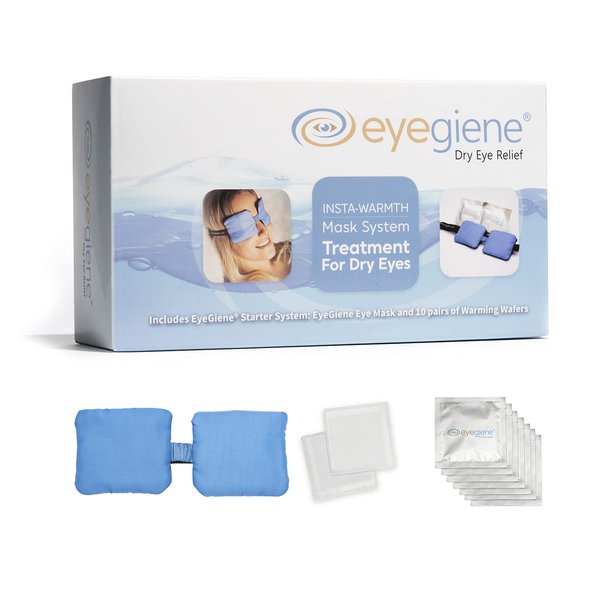 EyeGiene Self Heating Eye Mask | Warm Eye Compress for Dry Eyes | Blepharitis & Stye Eye Compress | Heated Eye Masks for Dry Eyes | Dry Eye Mask