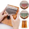 Newlam Kalimba Thumb Piano 17 Keys, Portable Mbira Finger Piano Gifts for Kids and Adults Beginners