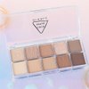 10Colors Rose Gold Brown Colorful Eyeshadow Makeup Palette,Matte Shimmer Korean Natural Neutral Hypoallergenic Eye Shadow Palettes Highly Pigmented Naturing-Looking Long Lasting Waterproof Blendable