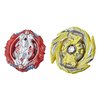 Beyblade Burst Surge Dual Collection Pack Hypersphere Master Kerbeus K5 and Slingshock Leopard L4 Spinning Top Toys - 2 Battling Game Tops