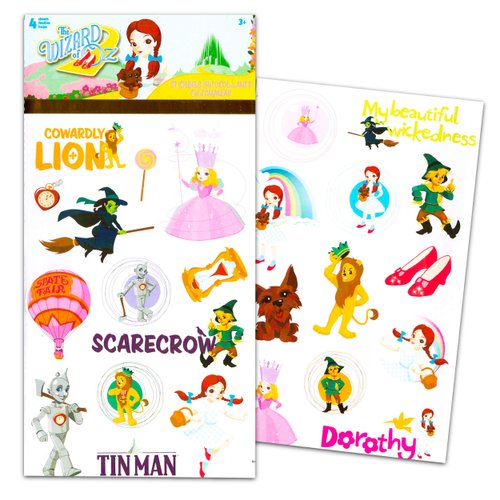 The Wizard of Oz Party Favor Bundle The Wizard of Oz Stickers - 100 Wizard of Oz Stickers for Walls, Water Bottles, Party Bags, and More (Wizard of Oz Party Decorations)