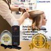 4oz Drip Top Weft Release w/No-Shine Bonding Roll 3/4" X 3 YDS Adhesive Tape & Hair Sectioning Clip Bundle Pack | Wig Glue Tape Adhesive Extensions Tape | Bold Hold Adhesive Remover