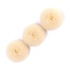 AJOY 3 Pcs Mini Size Blonde, Small Bun Maker for Kids, Sock Bun Donut for Thin Hair, Doughnut Bun Form Toddler for Girls, Dance, Child, Ballet, Ballerina Etc., 2-2.6 Inch