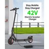 VHBW 42V Charger for iScooter Electric Scooter, Compatible with iScooter i9/ i9 Pro/ 1S and isinwheel S9 Pro/S9 Max DC36V Lithium Battery