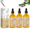 3PCS Veganic Natural Hair Growth Oil,Veganic Hair Oil for Hair Growth Organic, Hair Growth Oil for Dry Damaged Hair and Growth Thin Hair