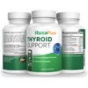 NusaPure Premium Thyroid Support Supplement (Non-GMO) 120 caps for with Ashwaganda, Iodine, Zinc, kelp, Vitamin B12, L-Tyrosine, Selenium, Copper