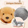 Tezituor 6Pcs Bulk Dog Stuffed Animals, Fluffy Assorted Stuffed Dog Puppy Plush Toys for Kids, 11 Inch Small Plush Cute Dog Doll Set for Dog Themed Party Favors Gift