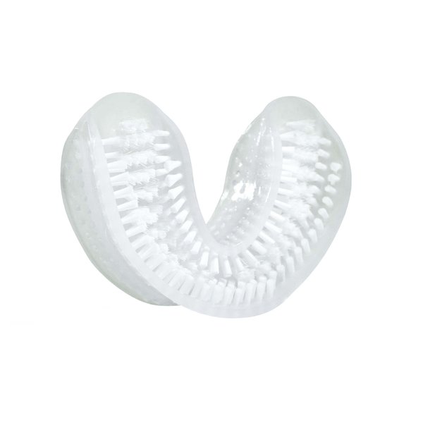 AutoBrush Double Sided U Shaped Nylon Brush Head Replacements - Adults and Kids Sizes (Kids, Ages 3-5)