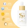 SG SKN Collagen Serum 5-in-1 Revitalize Your Skin - Collagen Serum for Face Hydrate and Brighten with Vitamin C, E, Hyaluronic Acid and Niacinamide - Collagen Face Serum for Women & Men