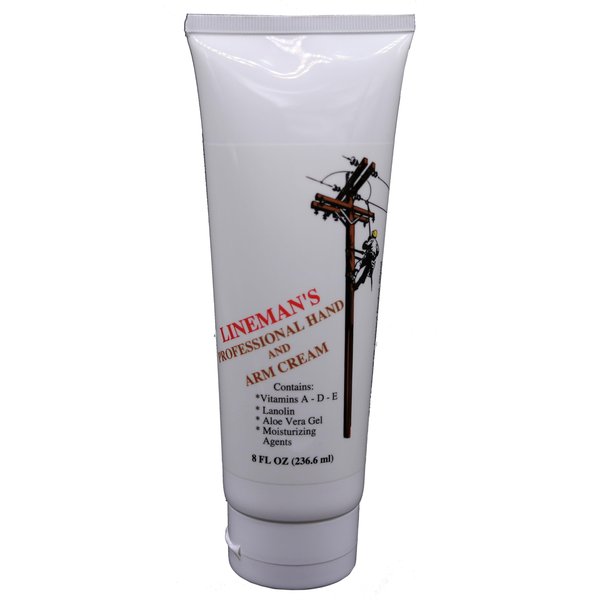 Lineman's Professional Hand Cream - Men's Hand Lotion - Dry Hand Cream, 8 0z