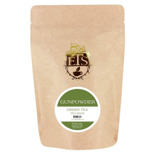 English Tea Store Gunpowder Green Tea Teabags Bulk 100Teabags
