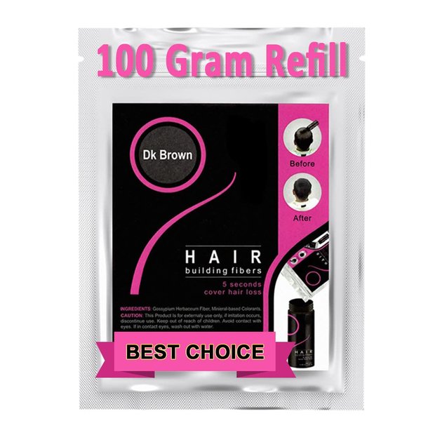 Hair Fibers Hair Building Fibers 100% Undetectable Hair Fuller Thicker For Thinning Hair,Hair Sparse Cover Wig 100g/3.5oz (darkbrown)…