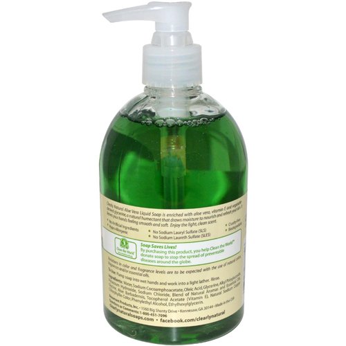 Clearly Natural Liquid Hand Soap with Aloe Vera - 12 oz