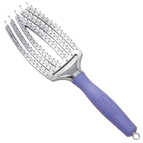 Olivia Garden Finger Brush Scalp-Hugging & Vented Paddle Hair Brush FB-MD (Medium)