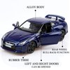 1/36 Scale Nissan R35 Diecast Model Cars,Pull Back Vehicles Nissan GTR R35 Toy Cars,Cars Gifts for Boys Girls Blue