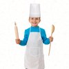 Ecoofor 24 Pieces Kid Aprons, Kid Chef Aprons with Pocket Children Chef Apron for Boys Girl's Kitchen Cooking Baking Painting Wear (Ages 5-12)