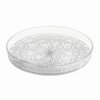 iDesign The Rain Collection Lazy Susan Turntable Organizer, 9" x 9" x 1.5", Clear