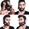 The BEARD BLACK Beard Shaping & Styling Tool with inbuilt Comb for Perfect line up & Edging, use with a Beard Trimmer or Razor to Style Your Beard & Facial Hair, Premium Quality Product (Black)