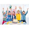 Richness DIY Party Crowns Foam Kids Tiaras Make Your Own Crowns with Jewel Stickers Party Favors for Kids Pack of 6