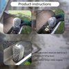 AccEncyc 4 Pcs Gutter Downspout Guards 3.5 Inch Aluminum Leaf Filter Strainer Expandable Gutter Downspout Protector for Preventing Blockage Leaves Debris