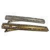 Gold and Silver Crystal Metal Alligator Clips Duckbill Clips Hair Clips Rhinestone Stylish Hair Barrettes with Teeth Hair Pins Bobby Pin Hair Slide for Women Girl Hair Jewelry Accessories (L)