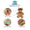 DolliBu Plush Buffalo Stuffed Animal - Soft Plush Huggable Brown Buffalo, Adorable Playtime Bison Plush Toy, Cute Wildlife Animal Cuddle Gift for Kids & Adults - 9 Inch