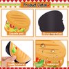 RUMIA 12 Pcs Mexican Fiesta Refrigerator Magnets Mexican Fiesta Cinco De Mayo Party Supplies Fridge Magnet Sticker for Mexican Theme Taco Party Favor for Car Whiteboard Mailbox Dishwasher Decorations