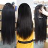 Subella 12A HD Lace Front Wigs Human Hair Pre Plucked Hairline with Baby Hair 180 Density 13x4 Brazilian Straight Human Hair Wigs for Black Women Natural Black Color (14inch)
