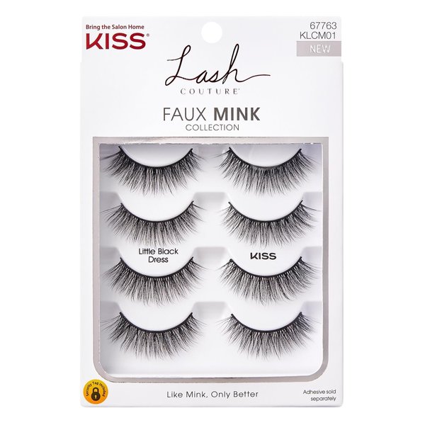 Kiss Lash Couture Faux Mink Little Black Dress Multi-Pack (Pack of 2)