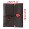 OwnMy DIY Photo Album Scrapbook PU Leather Adventure Photo Book with Corner Stickers Gifted Box - Perfect Baby Memory Book Birthday Wedding Anniversary Christmas Gift (Brown)