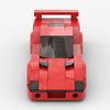 Red Sports Car MOC Building Blocks,Speed Champions Cars Toy Building Sets,City Vehicle DIY Building Bricks for Kids and Adults-197PCS