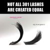Elegant Lashes #301 The ORIGINAL Drag Queen Lash (Pack of 6) | Thick Long Black 100% Natural Human Hair False Eyelashes for Drag SFX Pride Burlesque Dance Rave Costume