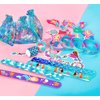 Eunvabir 128 Pcs Mermaid Party Favors for Kids, Mermaid Themed Birthday Party Decorations Toys for Girls, Mermaid Goodie Bag Pinata Basket Stuffers Fillers Hair Accessories Gifts Supplies for Classroom Prizes