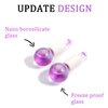 CIBLUTY ICE Beauty Balls for Facial, 2PCS Purple Facial Roller for Cold Facial Massage Face Roller Balls with Anti-Freeze Liquid to Reduce Puffiness, Pores, Wrinkles…