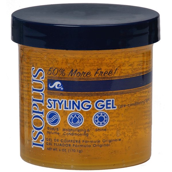 Isoplus Hair Gel Style Lt Bonus, 6 Oz
