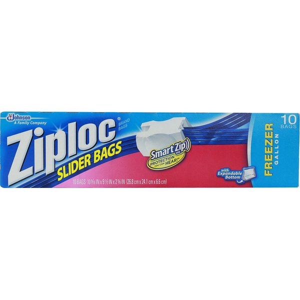 Ziploc Slider Freezer Bag 10 pk Clear