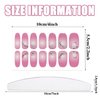 WOKOTO 12 Sheets Nail Stickers Full Nail Wraps for Women Nail Art Stickers Self Adhesive Mix Design Nail Polish Strips Gel Nail Strips StickersFor Women Nail Art Decals Stick On Nails Polish Stickers