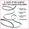 L'Oreal Paris Cosmetics Voluminous Lash Paradise Liquid Eyeliner, Black, 0.05 Fluid Ounce