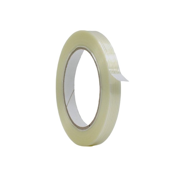 WOD UFST39 Fiberglass Reinforced Filament Strapping Tape, 1/2 inch x 60 yds. 4 Mil, Filaments Run Lengthwise