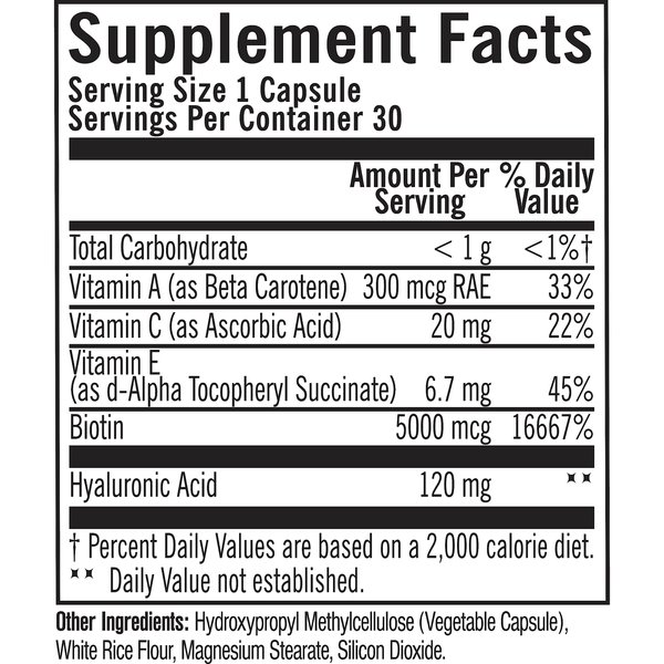 Viviscal Scalp Nourish Supplement, Blend of Nutrients for Scalp Health & Hair Follicles, Fortify Hair's Natural Beauty, Foundation for Healthy Hair Growth Vitamins, 30ct - 1 Month