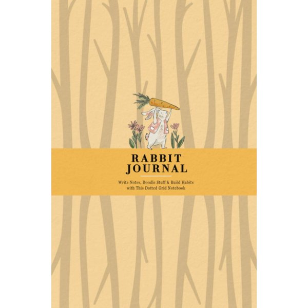 Rabbit Journal: Write Notes, Doodle Stuff & Build Habits with This Dotted Grid Notebook | Rabbit with a Carrot
