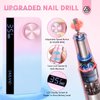 SAVILAND Portable Nail Drill Professional: 2024 Digital Pro E File | 35000 RPM Electric Cordless Fast Remover Anti-Shaking | Manicurist Nail Salon Superior Compactible for Acrylic Nails