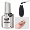 GAOY Matte Gel Top Coat for Gel Nail Polish, 16ml Powder-Resist Matte Finish for Detail Chrome Powder Painting Long Lasting UV Gel Nail Art DIY