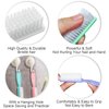 HOFASON 20Pcs Handle Grip Nail Brush, Hand Fingernail Cleaner Brush Manicure Tools Scrub Cleaning Brushes Kit for Toes and Nails Women Men(Random Colors)