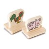 Melissa & Doug My First Wooden Stamp Set - Farm Animals - Art Projects, With Washable Ink, Farm Themed Wooden Stamps For Kids Ages 4+