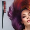 Yumflan Teasing Comb, Triple Hair Teasing Comb, Durable Rat Tail Comb for Fine Hair, Tease Comb with Rat Tail for Hair Styling Backcombing Parting